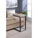 17 Stories C Table End Table w/ Storage, Metal in Gray/Brown | 25.25 H x 11.5 W x 17.75 D in | Wayfair E85B782F4D9E40E3916EB10AC29D304B
