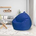 Rebrilliant Large Bean Bag Cover Polyester/Mildew Resistant/Fade Resistant/Scratch/Tear Resistant in Blue | 40 H x 47.2 W x 1 D in | Wayfair