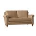 Bradington-Young Richardson 65.5" Genuine Leather Rolled Arm Loveseat Genuine Leather in Brown | 34.5 H x 65.5 W x 41 D in | Wayfair