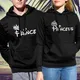 Sweat-shirt Leon Day Prince et Princess pour femme sweats à capuche pour couple vêtements