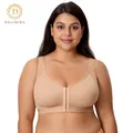 DELIMIRA – soutien-gorge de Posture sans fil pour femme couverture complète fermeture avant dos