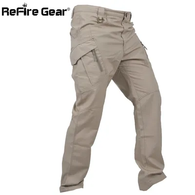 ReFire Gear-Pantalon cargo urbain pour homme surintendant en coton multi poches SWAT armée