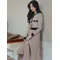 Robe coréenne pour femmes vêtements pour femmes doux simple vent doux documents d