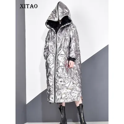 XITAO – manteau de personnalité pour femmes Streetwear à motif de lettres Parka de marque ample