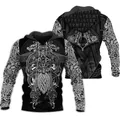 Tessffel Odin God Fenrir Symdazers Tattoo Jacket Kokors Streetwear Trucksuit 3D Print Harajuku