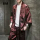 Vêtements décontractés de protection solaire pour hommes style chinois motif de dragon imbibé