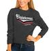 Women's Charcoal Oklahoma Sooners Vivacious Varsity Long Sleeve T-Shirt