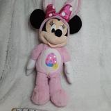 Disney Toys | Disney Minnie Mouse Pink Easter Egg Bunny | Color: Pink | Size: One Size