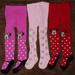 Disney Accessories | 3 Pairs Of Minnie Mouse Tights, 18-24 Months | Color: Pink/Red | Size: 18-24 Months