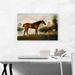 ARTCANVAS Mr Ogilvie's Bay Racehorse on a Riverbank w/ a Group of Cows by George Stubbs - Wrapped Canvas Painting Print Canvas | Wayfair