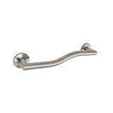 CSI Bathware Left Hand Grab Bar Metal in Gray | 4 H x 1.25 D in | Wayfair BAR-MWL24-TW-125-SA