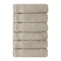 Charlton Home® Shannan 6 Piece Turkish Cotton Hand Towel Set Terry Cloth/Turkish Cotton in Gray/Brown | Wayfair A1A0D97753104FD2B612AD51E39420FE
