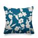 ULLI HOME Outdoor Square Pillow Cover & Insert Polyester/Polyfill blend in Blue | 18 H x 18 W x 4.3 D in | Wayfair Vera_Turquoise_18x18