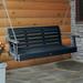 Lark Manor™ Arbnora Porch Swing Plastic in Blue | 20.6 H x 60.6 W x 24 D in | Wayfair E9C32ED73BA34BDEB91CF2F32FF7ECC5