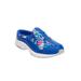 Women's The Traveltime Mule by Easy Spirit in Blue Floral (Size 9 M)