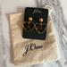 J. Crew Jewelry | J. Crew Tortoise & Gold Heart Drop Earrings | Color: Brown/Gold | Size: Os
