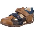 Geox Baby Boys B Kaytan a First Steps, Caramel Navy, 5 UK Child