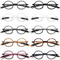 VEVESMUNDO Reading Glasses Women Men Retro Round Flexible Vintage Eyeglasses Spectacles Readers 1.0 1.25 1.5 1.75 2.0 2.25 2.5 2.75 3.0 3.25 3.5 3.75 4.0 (10 pieces set, 2.5)