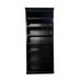 Red Barrel Studio® Giddeon Standard Bookcase Wood in White/Black | 60 H x 36 W x 13 D in | Wayfair 5A6EFB88963D4C67A08F22EEAFAF9F67