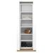 Latitude Run® Crissey Closet System Reach-In Sets Manufactured Wood in Brown/White | 93 H x 19.5 W x 14 D in | Wayfair