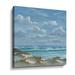 Rosecliff Heights Shoreline I by Georgia Janisse - Painting Print on Canvas Canvas, Glass in Blue | 10 H x 10 W x 2 D in | Wayfair