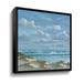 Rosecliff Heights Shoreline I by Georgia Janisse - Painting Print on Canvas Canvas, Glass in White | 36 H x 36 W x 2 D in | Wayfair