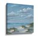 Rosecliff Heights Shoreline III by Georgia Janisse - Painting Print on Canvas in Blue | 10 H x 10 W x 2 D in | Wayfair