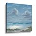 Rosecliff Heights Shoreline II by Georgia Janisse - Painting Print on Canvas Canvas, Glass in Blue | 24 H x 24 W x 2 D in | Wayfair