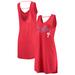 "Women's G-III 4Her by Carl Banks Heathered Red Philadelphia Phillies Swim Cover-Up Dress"