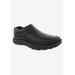 Men's BEXLEY II Slip-On Shoes by Drew in Black Leather (Size 15 EEEE)