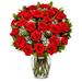 Two Dozen Valentine's Day Long Stemmed Red Roses