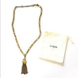 J. Crew Jewelry | J. Crew Tassel Necklace, Antique Gold | Color: Gold | Size: Os
