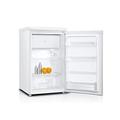 HADEN Under Counter Fridge With Ice Box – 109 Litre (95l Fridge/14l Icebox) -Adjustable Glass Shelves - Reversible Door - Metal Backed Undercounter Fridge
