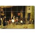 Picture-Tiles.com 72" x 48" Ceramic Painting Decorative Mural Tile 12" x 12" Ceramic in Gray | 12 H x 12 W in | Wayfair W00079-XL