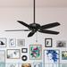 Hunter Fan 52" Builder 5 - Blade Standard Ceiling Fan w/ Pull Chain in Black | 8.77 H x 10.9 W x 10.9 D in | Wayfair 53243