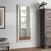 Trent Austin Design® Migel Farmhouse/Country Beveled Full Length Mirror Wood in White | 60 H x 24 W x 1 D in | Wayfair