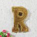 Loon Peak® Rachel Eco-Friendly Alphabet Letter Block Wood in Brown | 7.8 H x 1.3 W x 4 D in | Wayfair E968672BAD6E467690416FE30BFE26B7
