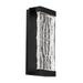 dweLED Fusion 13 Inch Tall 2 Light LED Outdoor Wall Light - WS-W39114-BK