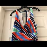 Lilly Pulitzer Dresses | Lilly Pulitzer Multi Color Maxi Dress Sz S | Color: Blue/Orange | Size: S