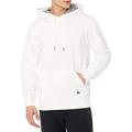 Russell Athletic Men's Cotton Rich 2.0 Premium Fleece Hoodie Hooded Sweatshirt, White, XXL