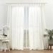 Amalgamated Textiles Exclusive Home Duncan Sheer Braided Tab Top Curtain Panels Polyester/Linen | 84 H in | Wayfair YG013717DSEHC1 A155