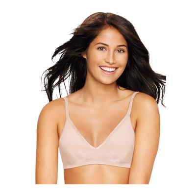 Plus Size Women's Ultimate Comfy Support ComfortFlex Fit Wirefree Bra by Hanes in Soft Taupe (Size 2X)