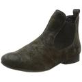 THINK! Damen Guad_3-000414 Duurzaam, leer gevoerd Chelsea Boots, 2000 Cemento, 36.5 EU