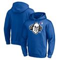 Men's Fanatics Branded Royal Philadelphia 76ers Post Up Hometown Collection Fitted Pullover Hoodie