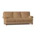 Bradington-Young Carrado 87.5" Genuine Leather Rolled Arm Sofa Genuine Leather in Brown | 38 H x 87.5 W x 41 D in | Wayfair