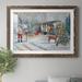 The Holiday Aisle® Santa's Hideaway by J Paul - Picture Frame Painting Print on Paper in Gray/Red | 31.5 H x 23.5 W x 1.5 D in | Wayfair