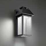 dweLED Faulkner 14 Inch Tall LED Outdoor Wall Light - WS-W35114-BK