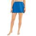 Plus Size Women's A-Line Swim Skirt with Built-In Brief by Swim 365 in Dream Blue (Size 16) Swimsuit Bottoms