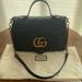 Gucci Bags | Marmont Gucci Top Handle Bag- Full Size | Color: Black | Size: Os