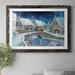 The Holiday Aisle® Warm Winter Wonderland by J Paul - Picture Frame Painting Print on Paper in Gray/Red | 31.5 H x 23.5 W x 1.5 D in | Wayfair